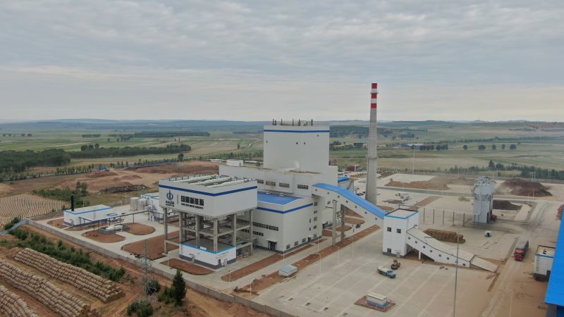 中国能建总承包建设山西五寨生物质热电联产项目投产