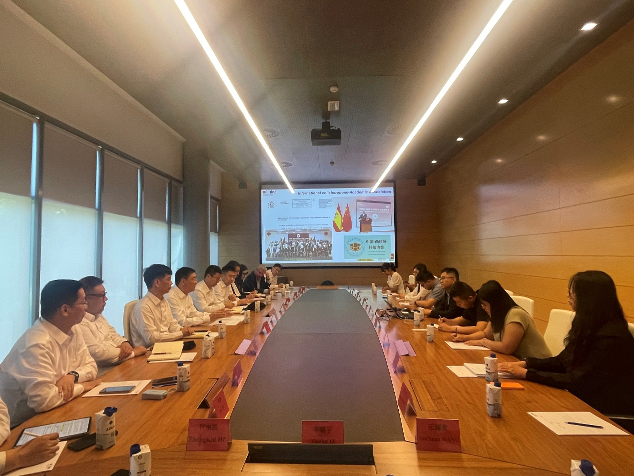 中國能建李新生赴西班牙調(diào)研中歐科技創(chuàng)新中心與西班牙公司